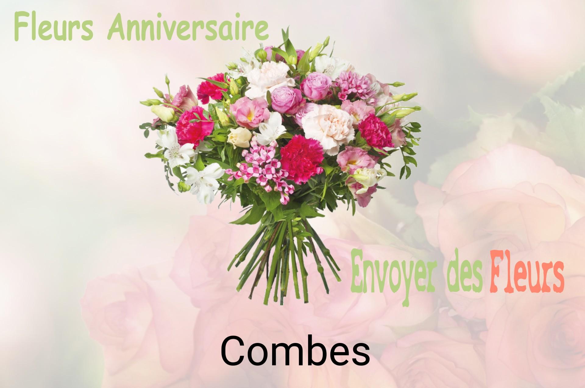 Bouquet de fleurs d’anniversaire livré à Combes
